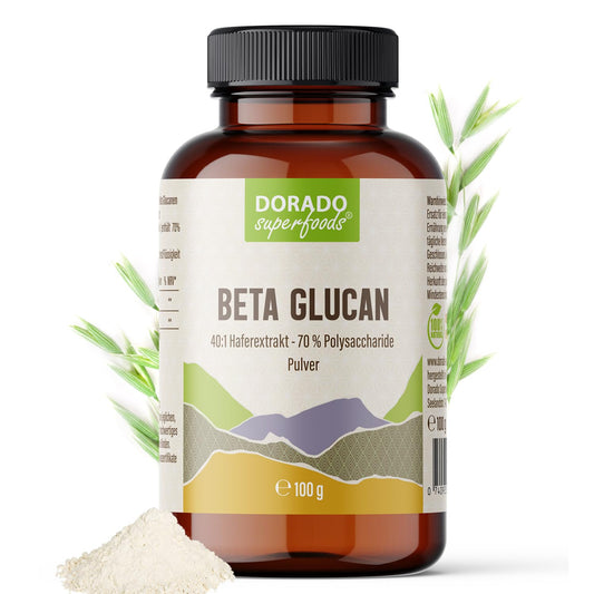 Beta Glucan Pulver 70 % - 100 g, aus Haferextrakt