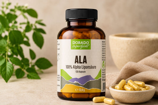 Alpha-Liponsäure: ALA, Dosierung, Qualität und Einnahme