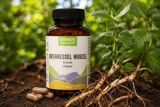 Brennnesselwurzel-Extrakt Kapseln 10:1, Polysaccharide und Einnahme