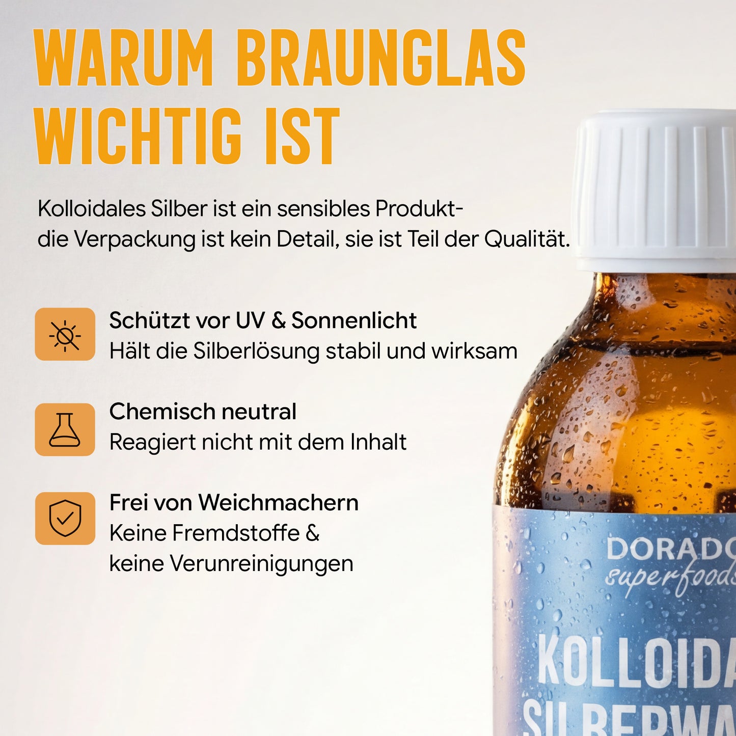 kolloidales Silber Silberwasser 100 PPM - 250 ml