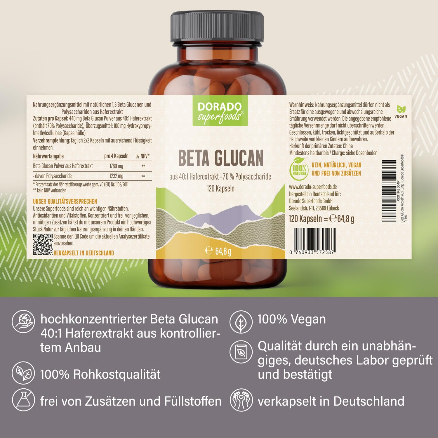 Beta Glucan aus Hafer