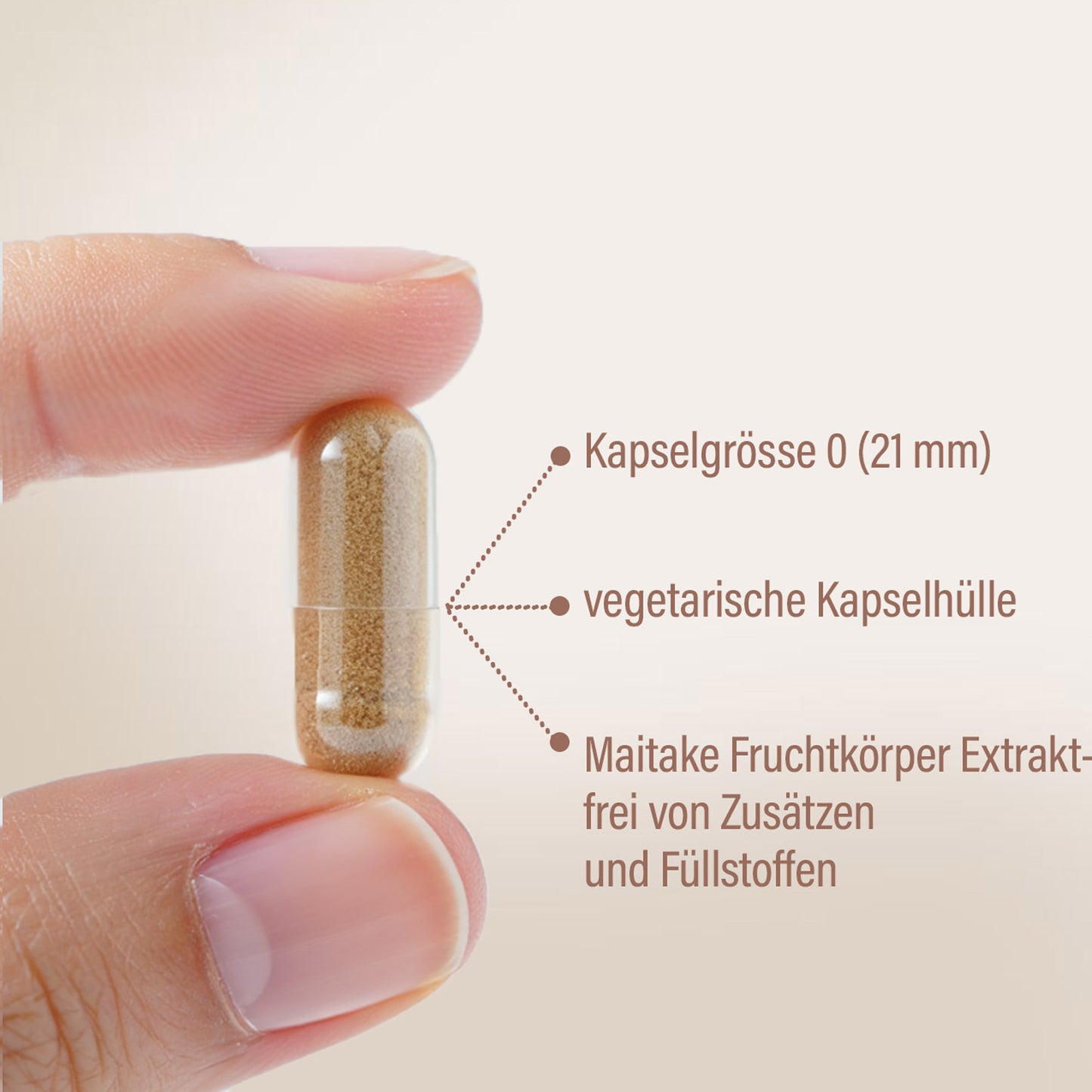 Maitake Extrakt Kapseln 30% Polysaccharide - 120 Stück, 1320 mg Tagesportion