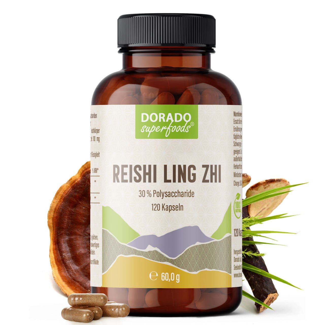 ReishiLingZhiExtraktKapselnDoradoSuperfoods