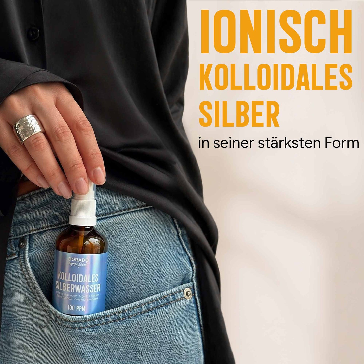 kolloidales Silber Silberwasser 100 PPM Spray - 100 ml